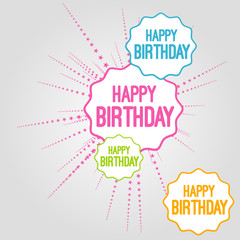 Happy birthday background