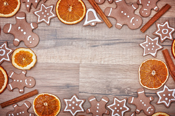 Christmas biscuits, gingerbread