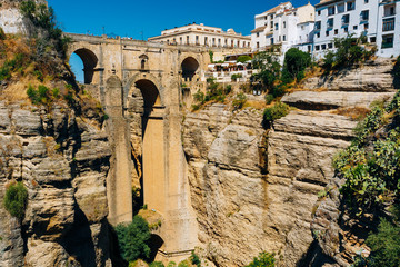 The Puente Nuevo - New Bridge in Ronda, Province Of Malaga, Spain