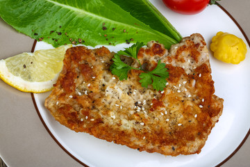 Pork schnitzel