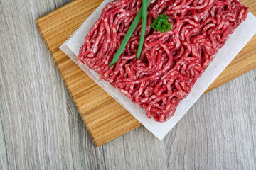 Minced beef