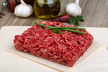 Minced beef meat