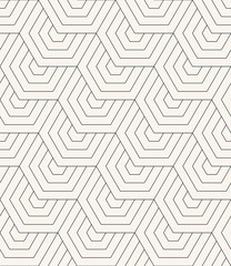monochrome hexagonal vector pattern