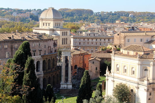Roma, Teatro di Marcello e Sinagoga