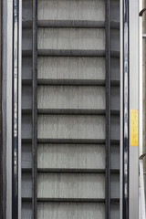 Escalator of train station