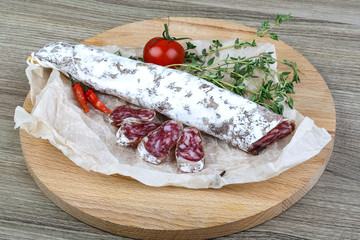 Spanish sausages- fuet