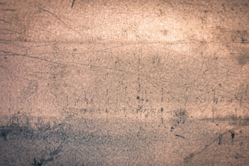 Old metal texture with shaded edges - Abstract and vintage concept - Vignette and warm filter look