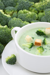 Brokkolisuppe Brokkoli Suppe Broccolisuppe Broccoli in Suppentas