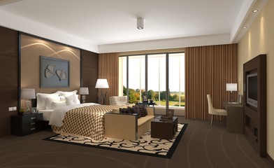 Hotel Room Interior