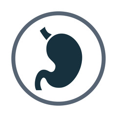 Human stomach icon