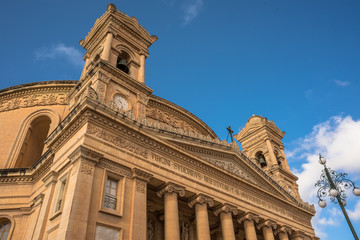 Fototapeta na wymiar Mosta, Malta, Iglesia Santa María de la Asunción