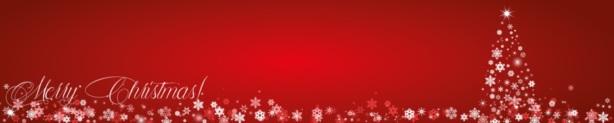 Fototapeta na wymiar Weihnachtskarte - Schneeflocken