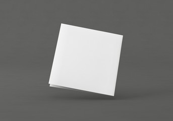 Flyer Broschüre gefalten weiss