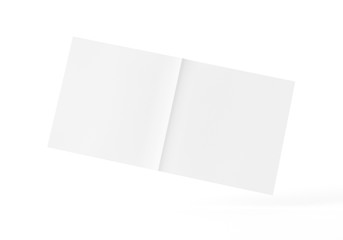 Flyer Broschüre weiss gefalten