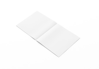 Flyer Broschüre weiss