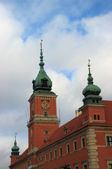 Fototapeta na wymiar Royal castle Warsaw