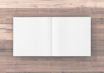 Flyer Broschüre weiss