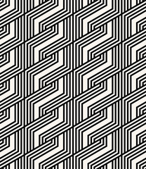 monochrome geometric striped pattern