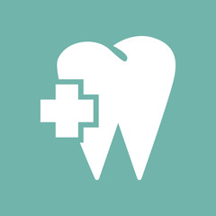Obraz premium Dental help icon