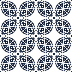 Seamless Print made of ink blots