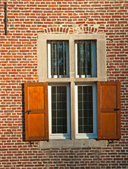 Fototapeta na wymiar Typical house in Belgium