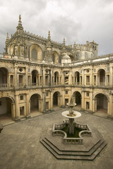 Convent of the Knights of Christ and the Templar Castle is a Unesco World Heritage Site founded by Gualdim Pais in 1160 AD, in Tomar, Portugal