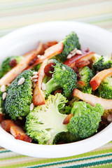 Chicken salad with broccoli