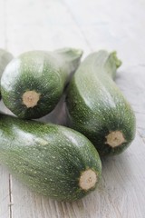 fresh whole courgettes