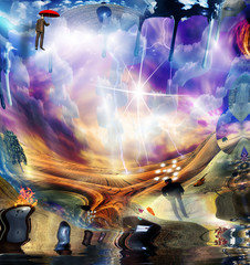 Surreal Melting Art  This image is entirely my own creation, from my own images and is legal for me to sell and distribute © rolffimages