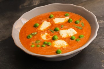 Paneer mutter masala - Indian food