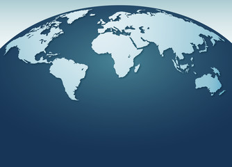 Fototapeta na wymiar Dünya Haritası (Panorama 2)