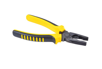 New contemporary pliers, isolated on white background