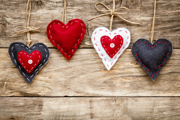 Fototapeta premium valentine's day love heart card