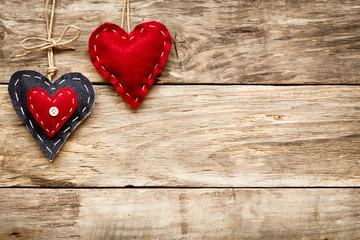 valentine's day love heart card