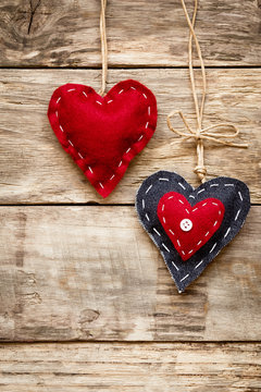 valentine's day love heart card