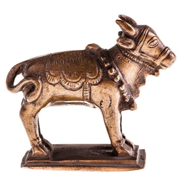 Bronze cow