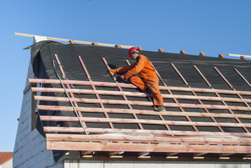 installation of a roof