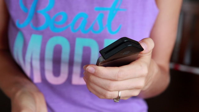 Mobile Payment With Phone And Credit Card