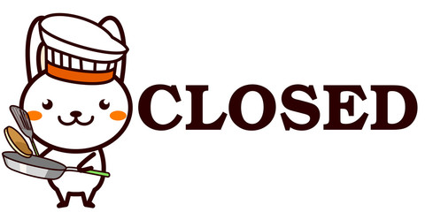 OPEN,CLOSEDを知らせる動物シリーズ