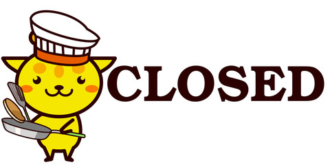 OPEN,CLOSEDを知らせる動物シリーズ