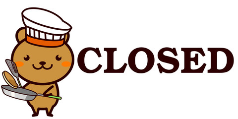 OPEN,CLOSEDを知らせる動物シリーズ