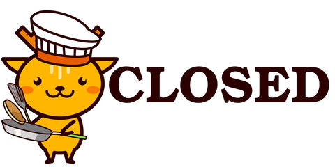 OPEN,CLOSEDを知らせる動物シリーズ