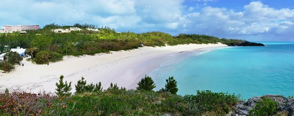 Beautiful Horseshoe Bay beach in Southampton, Bermuda