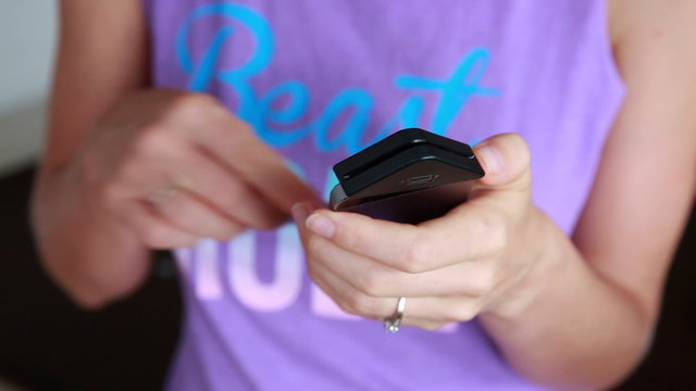 Mobile Payment With Phone And Credit Card