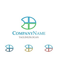 Art Painting logo icon Vector