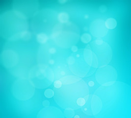 Abstract background blue bokeh