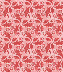 Floral Fine Seamless Vector Pattern