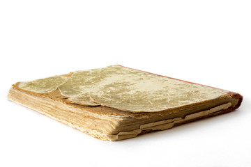 Old book on white background