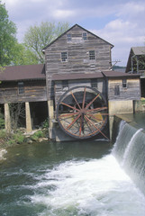 Exterior of old mill in  Pidgeon Fork, TN