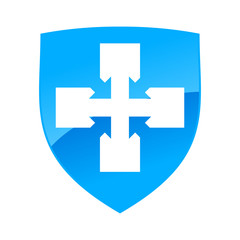 Health Shield Clean Cross Arrow